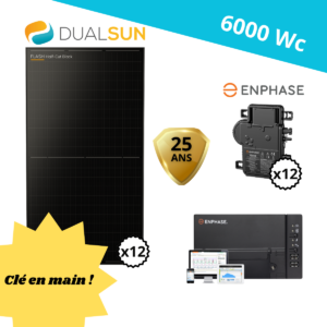 Kit Photovoltaique 6000Wc clé en main